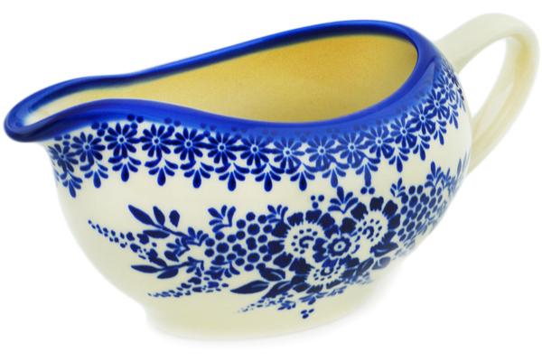 Gravy Boats | Stara Fabryka Gravy Boat 17 oz Morning Frost UNIKAT Gravy Boats Gravy Boats