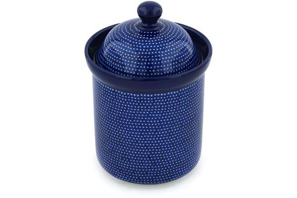 Jars | Ceramika Artystyczna Canister 8" Starry Night UNIKAT Jars Ceramika Artystyczna