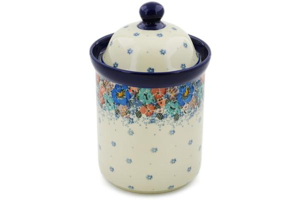 Jars | Ceramika Artystyczna Cookie Jar 8" Autumn Bunch UNIKAT Jars Ceramika Artystyczna