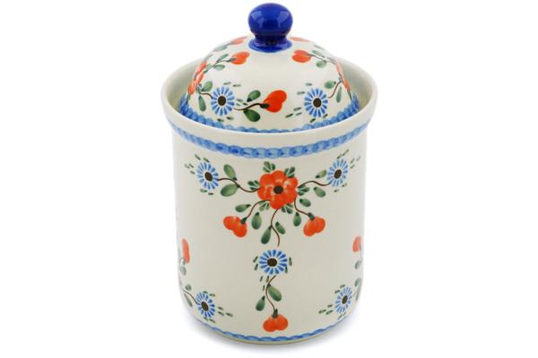 Jars | Ceramika Artystyczna Cookie Jar 8" Cherry Blossoms Jars Ceramika Artystyczna