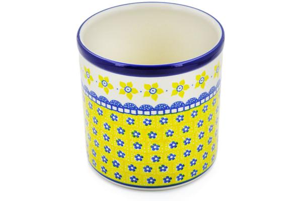 Jars | Ceramika Artystyczna Utensil Jar 6" Sunshine Jars Ceramika Artystyczna