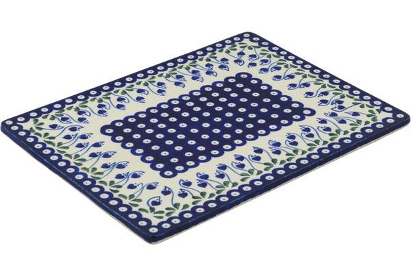 Kitchen Accessories | Ceramika Artystyczna Cookie Sheet 13" Bleeding Heart Peacock Bakeware Ceramika Artystyczna