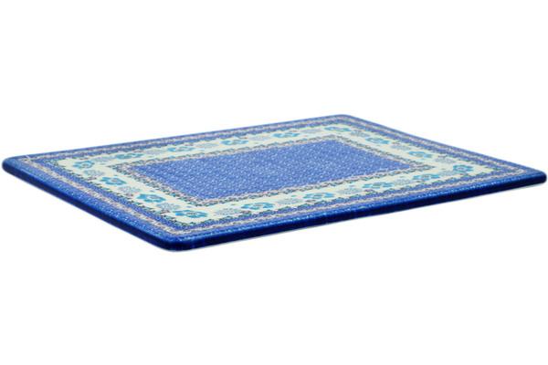 Kitchen Accessories | Ceramika Artystyczna Cookie Sheet 13" Blooming Blues Bakeware Ceramika Artystyczna