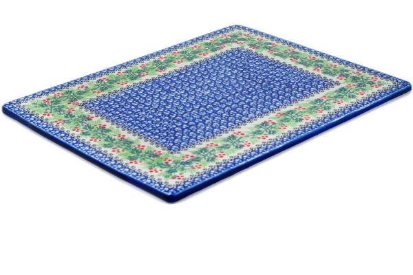 Kitchen Accessories | Ceramika Artystyczna Cookie Sheet 13" Blooming Rowan Bakeware Ceramika Artystyczna