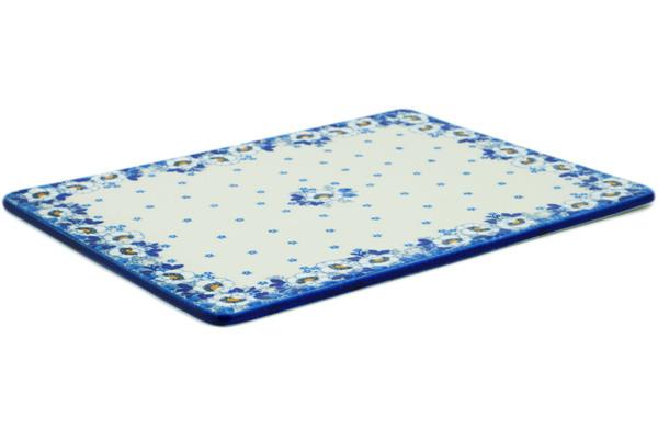 Kitchen Accessories | Ceramika Artystyczna Cookie Sheet 13" Blue Spring Bakeware Ceramika Artystyczna