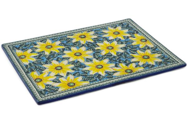 Kitchen Accessories | Ceramika Artystyczna Cookie Sheet 15" Black Eyed Susan UNIKAT Bakeware Ceramika Artystyczna