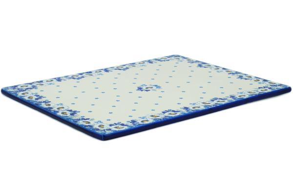 Kitchen Accessories | Ceramika Artystyczna Cookie Sheet 15" Blue Spring Bakeware Ceramika Artystyczna