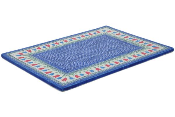 Kitchen Accessories | Ceramika Artystyczna Cookie Sheet 15" Tulip Fever Bakeware Ceramika Artystyczna