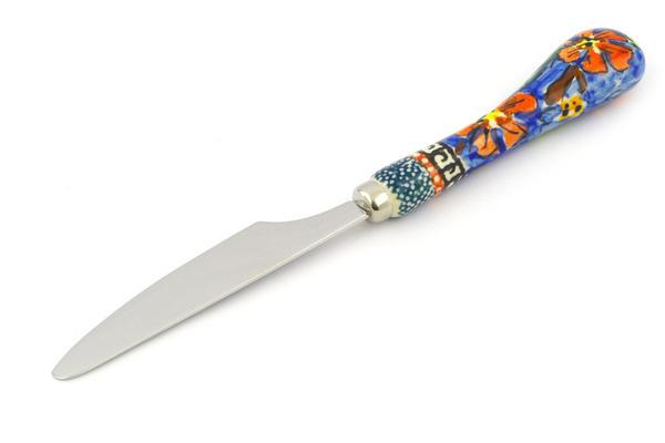 Knives | Zaklady Ceramiczne Stainless Steel Knife 8" Poppies UNIKAT Kitchen & Dining Knives