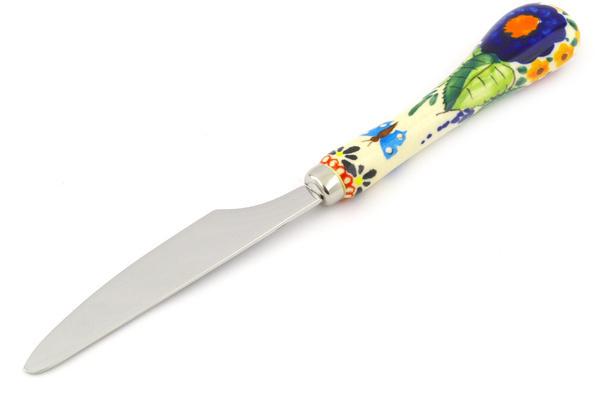 Knives | Zaklady Ceramiczne Stainless Steel Knife 8" Spring Splendor UNIKAT Kitchen & Dining Knives