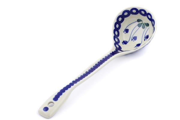 Ladles | Ceramika Artystyczna Ladle 13" Bleeding Heart Peacock Kitchen & Dining Ceramika Artystyczna