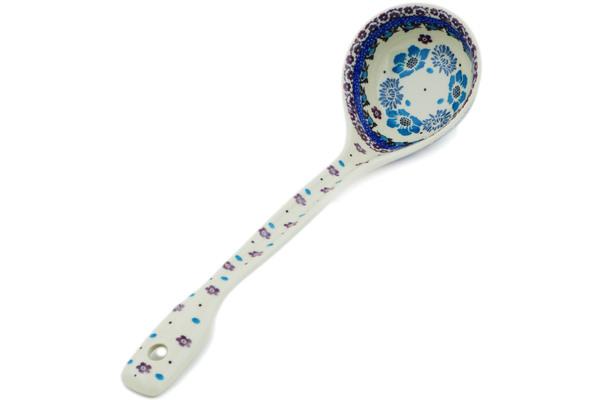 Ladles | Ceramika Artystyczna Ladle 13" Blooming Blues Kitchen & Dining Ceramika Artystyczna