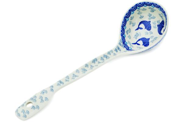 Ladles | Ceramika Artystyczna Ladle 13" Blue Herring Waters Kitchen & Dining Ceramika Artystyczna