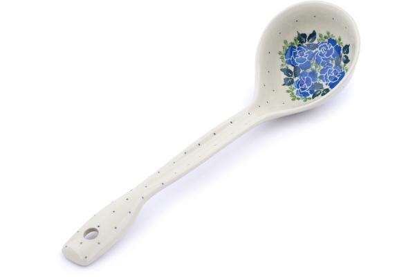 Ladles | Ceramika Artystyczna Ladle 13" Blue Rose Kitchen & Dining Ceramika Artystyczna