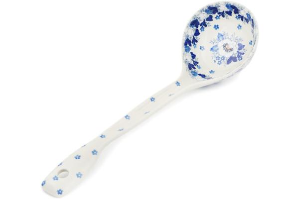 Ladles | Ceramika Artystyczna Ladle 13" Blue Spring Kitchen & Dining Ceramika Artystyczna