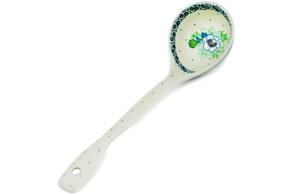 Ladles | Ceramika Artystyczna Ladle 13" Green Flora Kitchen & Dining Ceramika Artystyczna