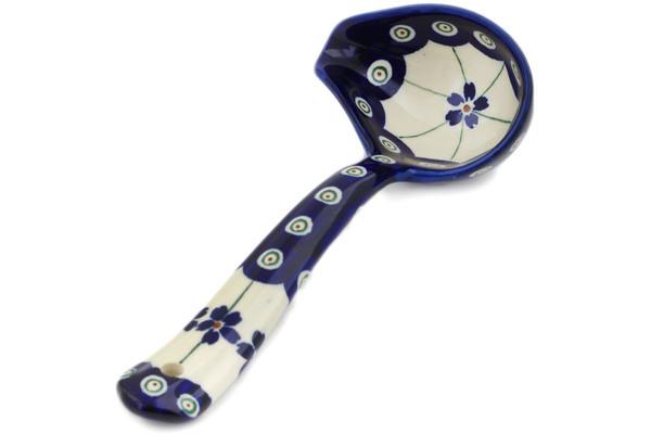 Ladles | Zaklady Ceramiczne Ladle 7" Flowering Peacock Kitchen & Dining Ladles