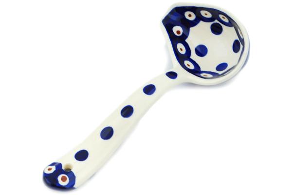 Ladles | Zaklady Ceramiczne Ladle 7" Peacock Dots Kitchen & Dining Ladles