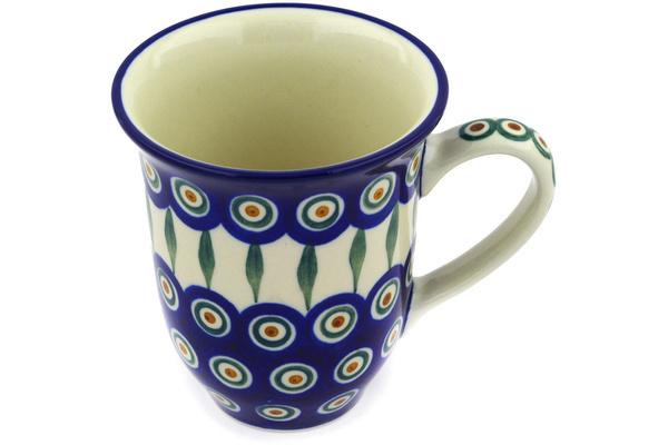 Mugs | Ceramika Artystyczna Bistro Mug Peacock Leaves Cups & Mugs Ceramika Artystyczna