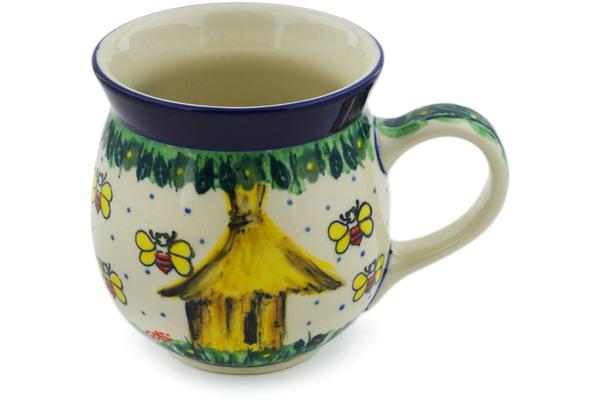 Mugs | Ceramika Artystyczna Bubble Mug 16 oz Bee Happy UNIKAT Cups & Mugs Ceramika Artystyczna