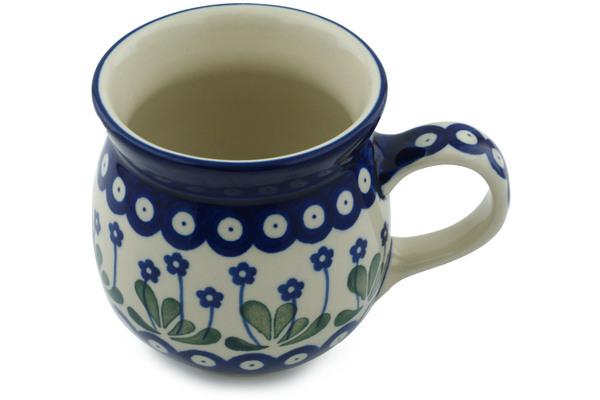 Mugs | Ceramika Artystyczna Bubble Mug 16 oz Forget-me-not Peacock Cups & Mugs Ceramika Artystyczna