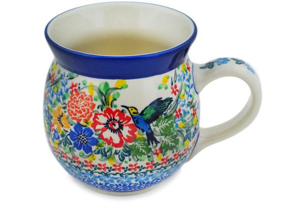 Mugs | Ceramika Artystyczna Bubble Mug 16 oz Hummingbird Meadow UNIKAT Cups & Mugs Ceramika Artystyczna