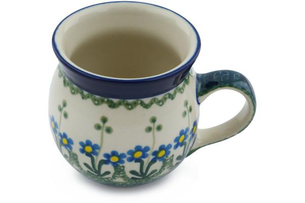 Mugs | Ceramika Artystyczna Bubble Mug 8 oz Blue Daisy Circle Cups & Mugs Ceramika Artystyczna