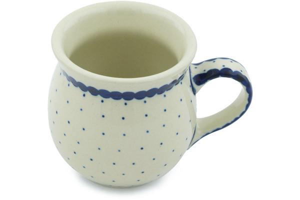 Mugs | Ceramika Artystyczna Bubble Mug 8 oz Blue Polka Dot Cups & Mugs Ceramika Artystyczna