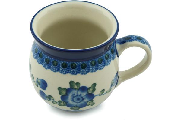 Mugs | Ceramika Artystyczna Bubble Mug 8 oz Blue Poppies Cups & Mugs Ceramika Artystyczna