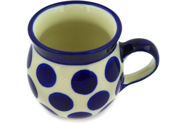 Mugs | Ceramika Artystyczna Bubble Mug 8 oz Bold Blue Dots Cups & Mugs Ceramika Artystyczna