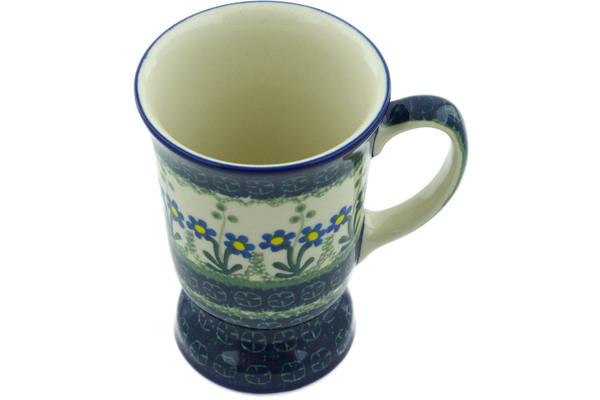 Mugs | Ceramika Artystyczna Mug 8 oz Blue Daisy Circle Cups & Mugs Ceramika Artystyczna