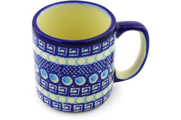 Mugs | Ceramika Bona Mug 12 oz Tribal Blue Cups & Mugs Ceramika Bona