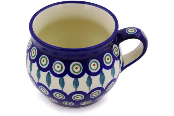 Mugs | Zaklady Ceramiczne Bubble Mug 16 oz Peacock Leaves Cups & Mugs Mugs