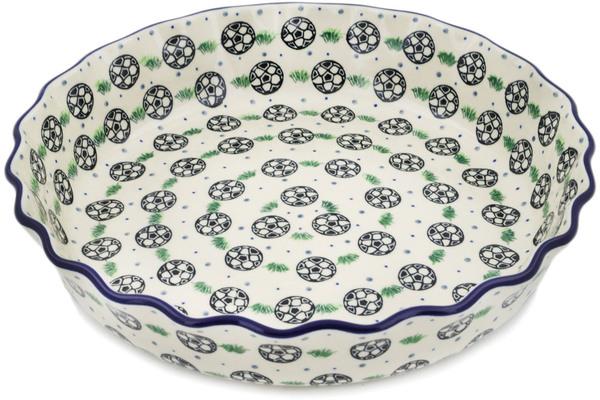 Pie Dishes | Ceramika Artystyczna Fluted Pie Dish 11" Kickinu0027 It Bakeware Ceramika Artystyczna