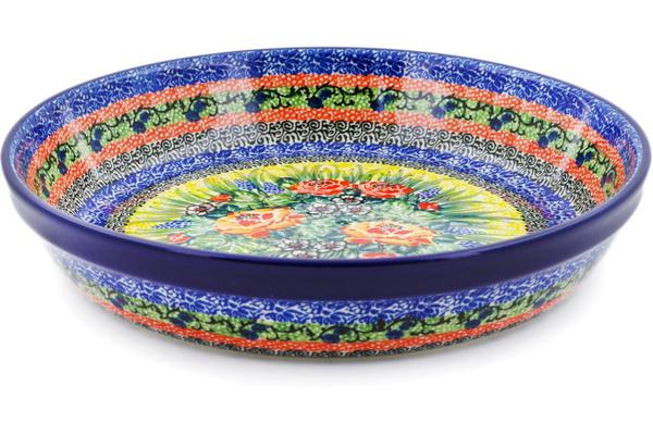 Pie Dishes | Ceramika Artystyczna Pie Dish 10" Splendid Morning Glow UNIKAT Bakeware Ceramika Artystyczna