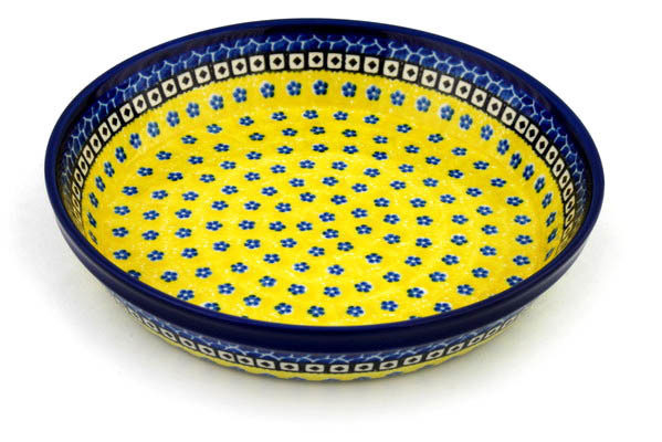 Pie Dishes | Ceramika Artystyczna Pie Dish 10" Sunburst Daisies Bakeware Ceramika Artystyczna