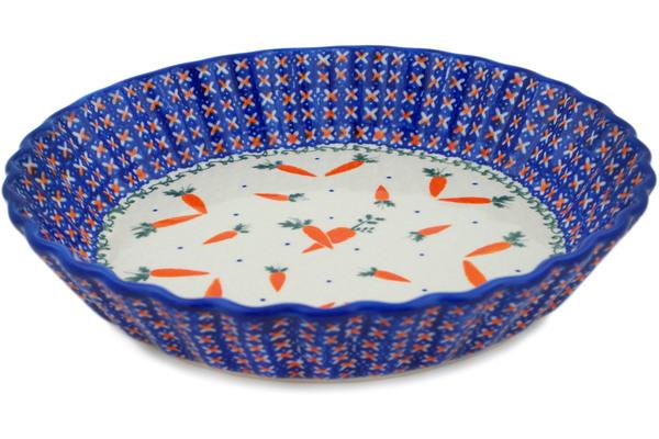 Pie Dishes | Ceramika Bona Fluted Pie Dish 10" Carrot Delight Bakeware Ceramika Bona