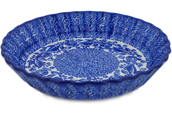 Pie Dishes | Ceramika Bona Fluted Pie Dish 10" Cobalt Dreams Bakeware Ceramika Bona