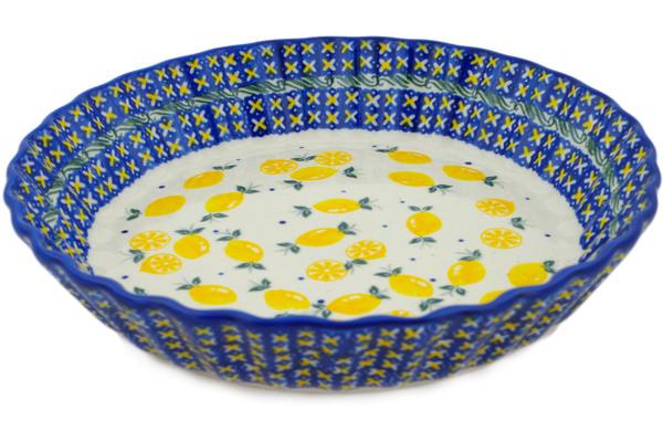 Pie Dishes | Ceramika Bona Fluted Pie Dish 10" When Life Gives You Lemons Bakeware Ceramika Bona