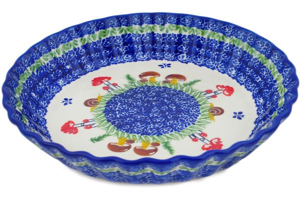 Pie Dishes | Ceramika Nina Fluted Pie Dish 10" Gardens In Poland Bakeware Ceramika Nina