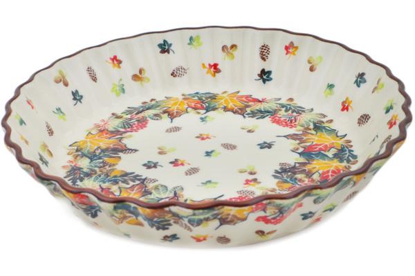 Pie Dishes | Dalia Fluted Pie Dish 10" Autumn Wind UNIKAT Bakeware Dalia