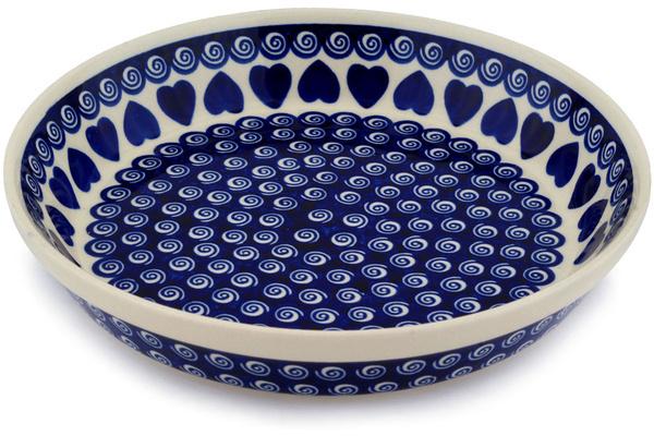 Pie Dishes | Zaklady Ceramiczne Pie Dish 10" Heart Swirls Bakeware Pie Dishes