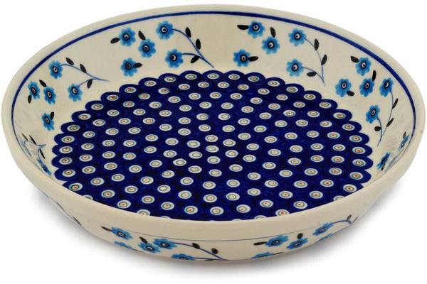 Pie Dishes | Zaklady Ceramiczne Pie Dish 10" Peacock Poppies Bakeware Pie Dishes