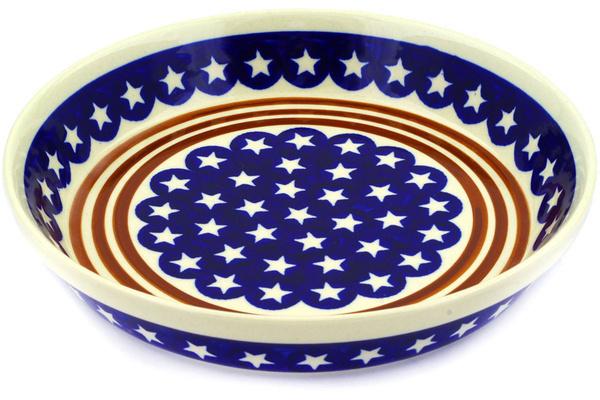 Pie Dishes | Zaklady Ceramiczne Pie Dish 10" Stars And Stripes Bakeware Pie Dishes