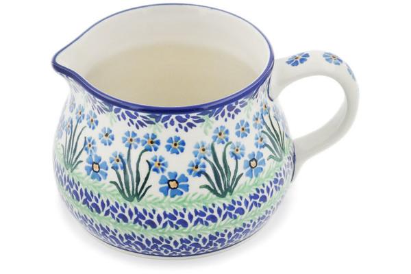 Pitchers | Ceramika Artystyczna Pitcher 34 oz Blue April Showers Pitchers Ceramika Artystyczna