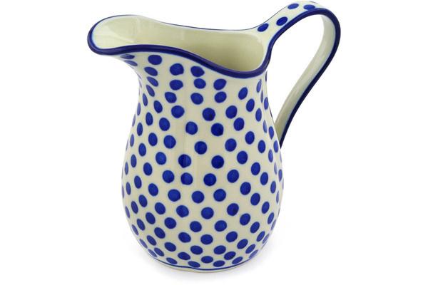 Pitchers | Ceramika Artystyczna Pitcher 3u00bd Cup Polka Dot Delight Pitchers Ceramika Artystyczna