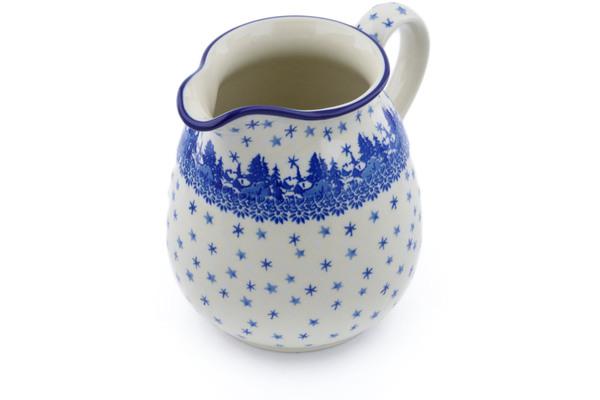 Pitchers | Ceramika Artystyczna Pitcher 6 Cup Blue Winter Pitchers Ceramika Artystyczna