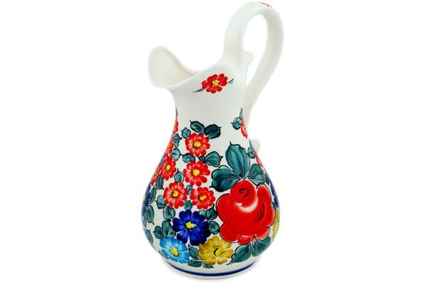 Pitchers | Fajans Wloclawek Pitcher 79 oz Little Flower Patch Pitchers Fajans Wloclawek