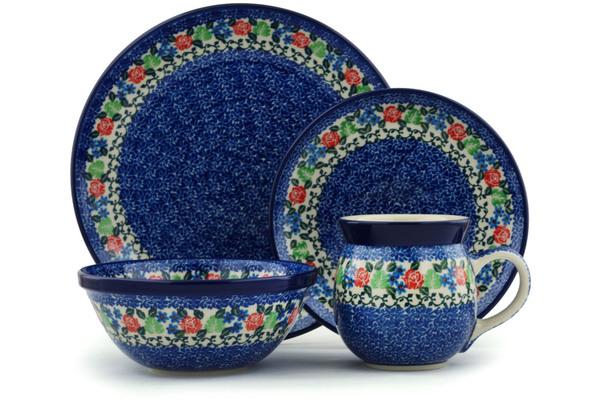 Place Settings | Ceramika Artystyczna 4-Piece Place Setting Obsessive Spring Kitchen & Dining Ceramika Artystyczna