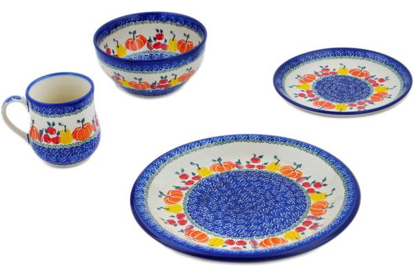 Place Settings | Ceramika Bona 4-Piece Place Setting Fresh Vegetable Garden Kitchen & Dining Ceramika Bona